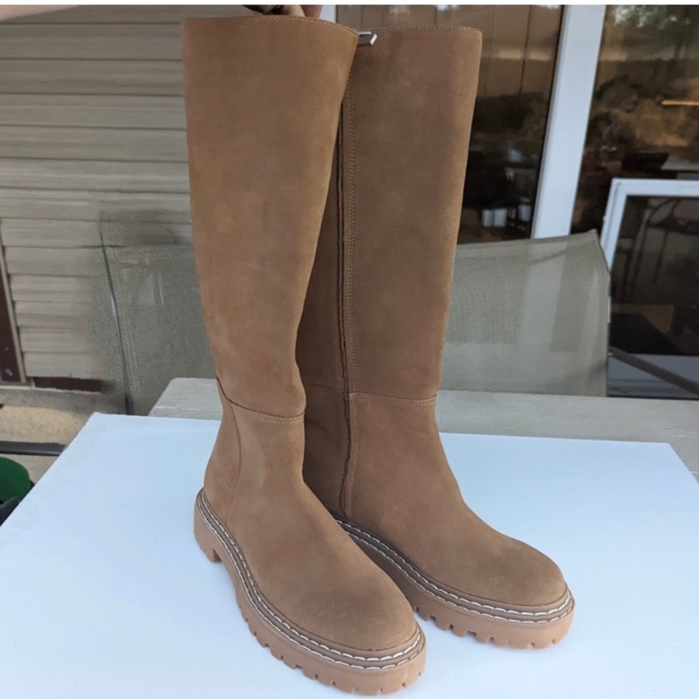 Splendid Leather Suede Lugg Boots